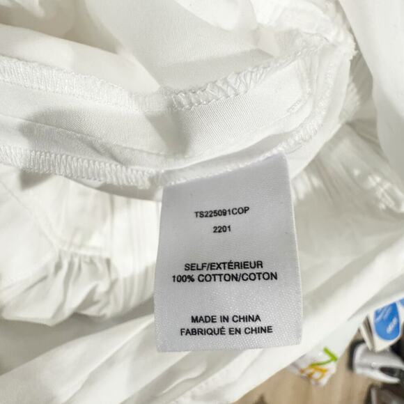 Derek Lam 10 Crosby Celeste Wrap Dress Cap Sleeve in White Size 4 NWT - Picture 5 of 13